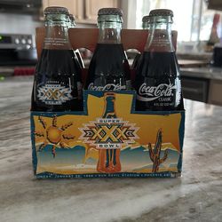 Superbowl coke bottles, unused