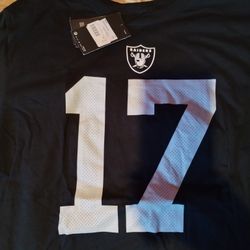 Rare Nike Black Raiders Adams #17 Player Pride shirt Size Men's XXL