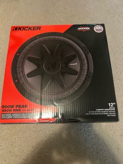 Kicker 12” subwoofer