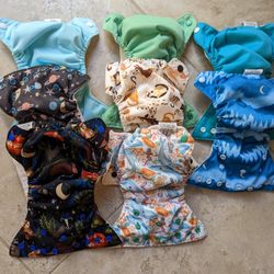 Thirsties All-in-one Cloth Diapers -- Newborn