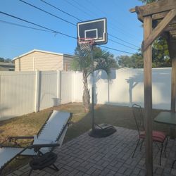 Youth basketball hoop