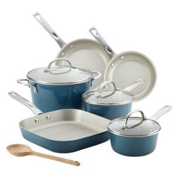 10-Piece Porcelain Enamel Cookware Set