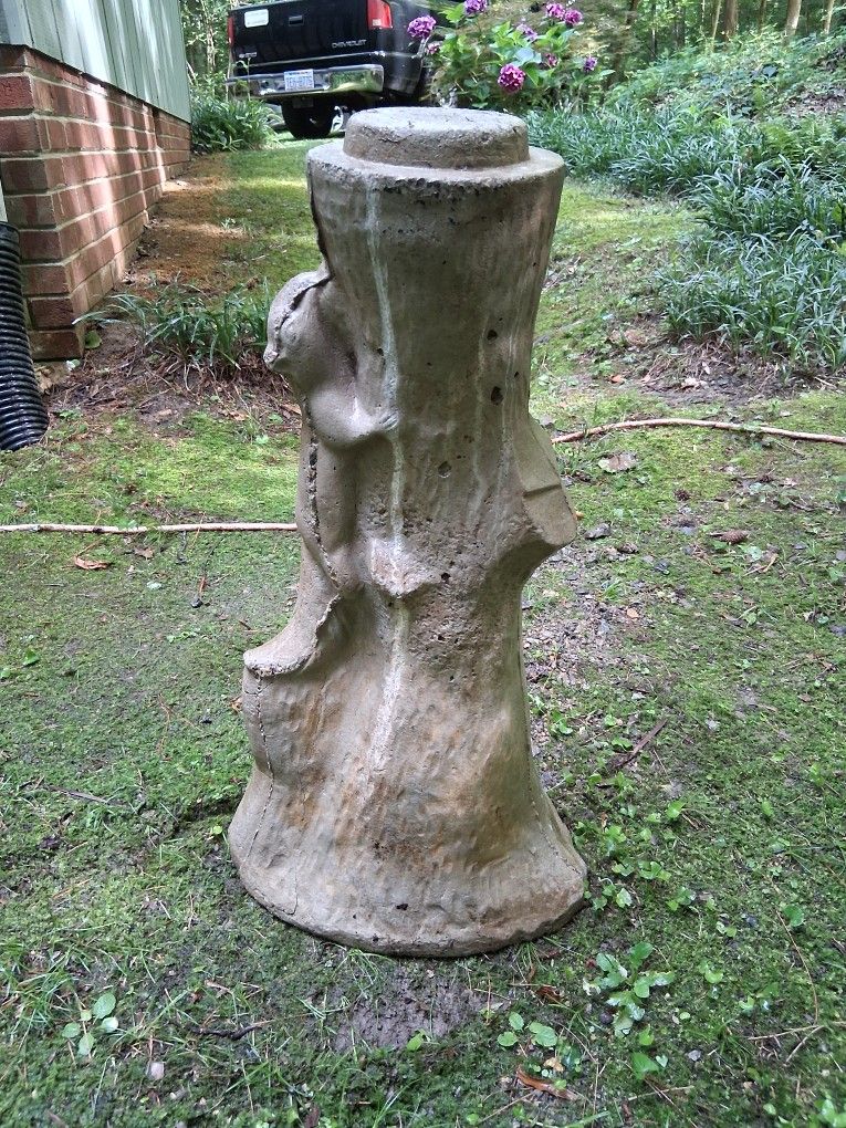 Concrete Birdbath Base