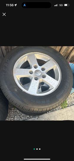 Almost new tires and rims