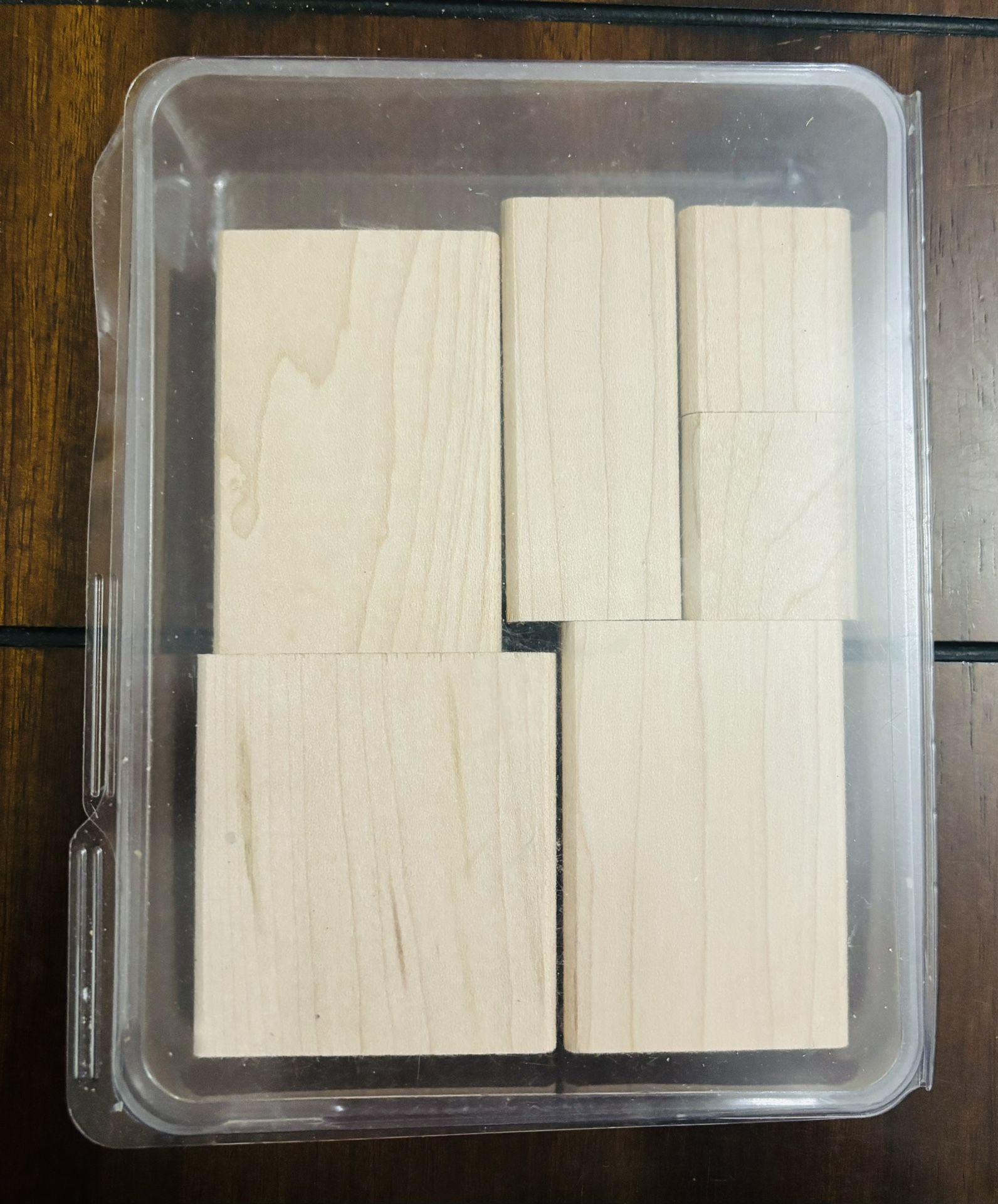 Stampin Up 6pc Stamp Blocks for Loose Stamps