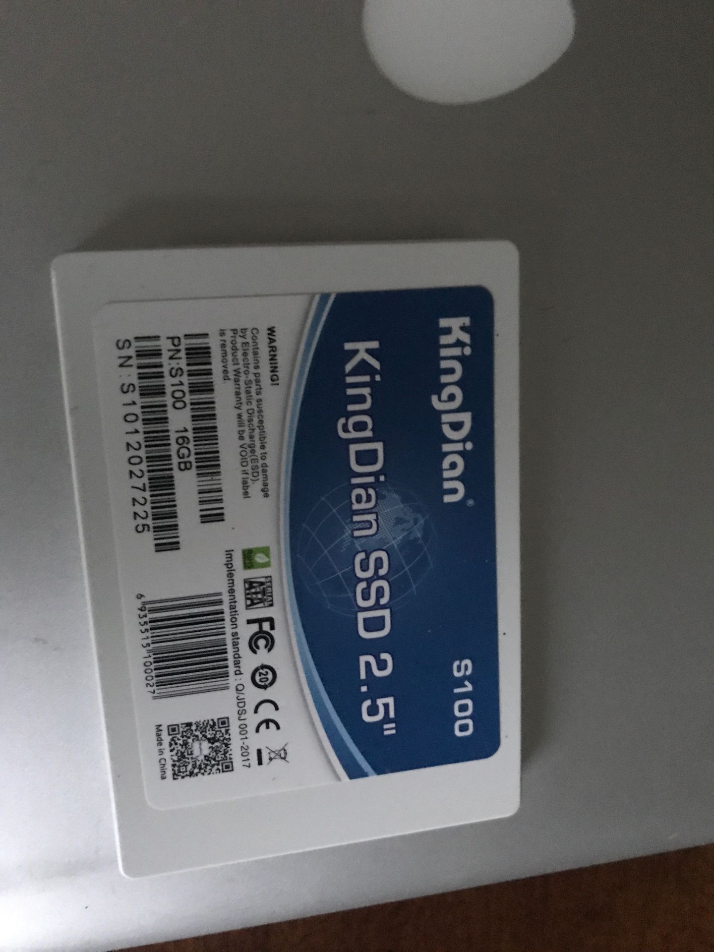 16gb ssd hard drive.