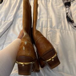 Leather Boots Size 9