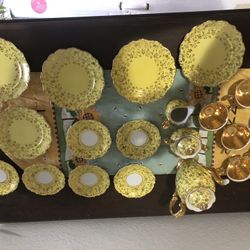 Vintage GOLD Dresden China