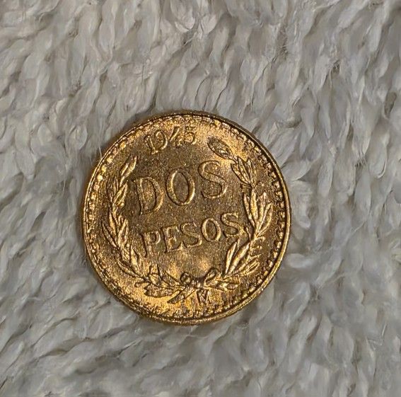2 Pesos Mexico Gold Coin 🪙 