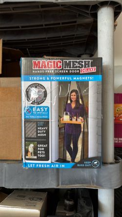 Magic Mesh screen door