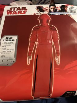 Star Wars Praetorian Guard Costume Halloween Adult One Size Standard INCOMPLETE