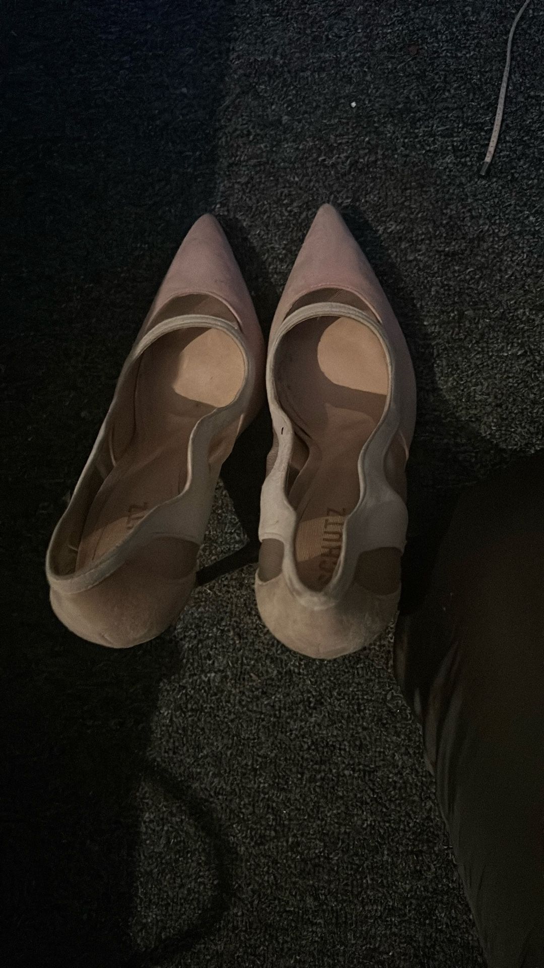 Pink And Beige Heels