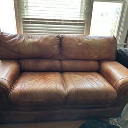 Free Brown Leather Couch