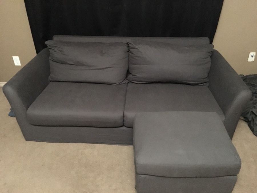 Price Drop: World Market Luxe Sofa, Chair, & Ottoman