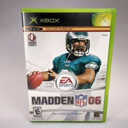 Madden NFL 06 (Original Xbox, 2005) CIB Complete Tested