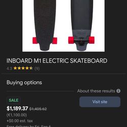 Inboard M1 Electric Skateboard 