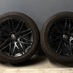 22x10 BRABUS GLOSS BLACK WHEELS RIMS TIRES MERCEDES G-WAGON G55 G500 G550 G63 G