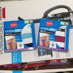 Hanes Cool Dri String Bikinis Sz. M