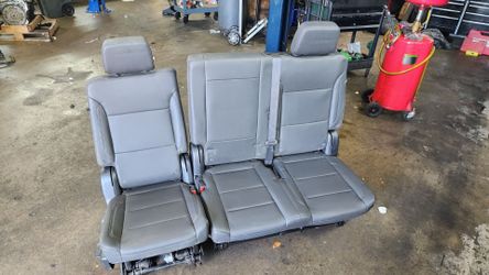 Rear bench seat for suburban with 3rd row access