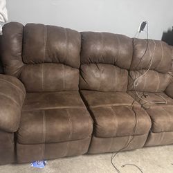 Couch For Sale With Reclining 