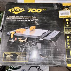 Tile Wet, Saw With Extension Table