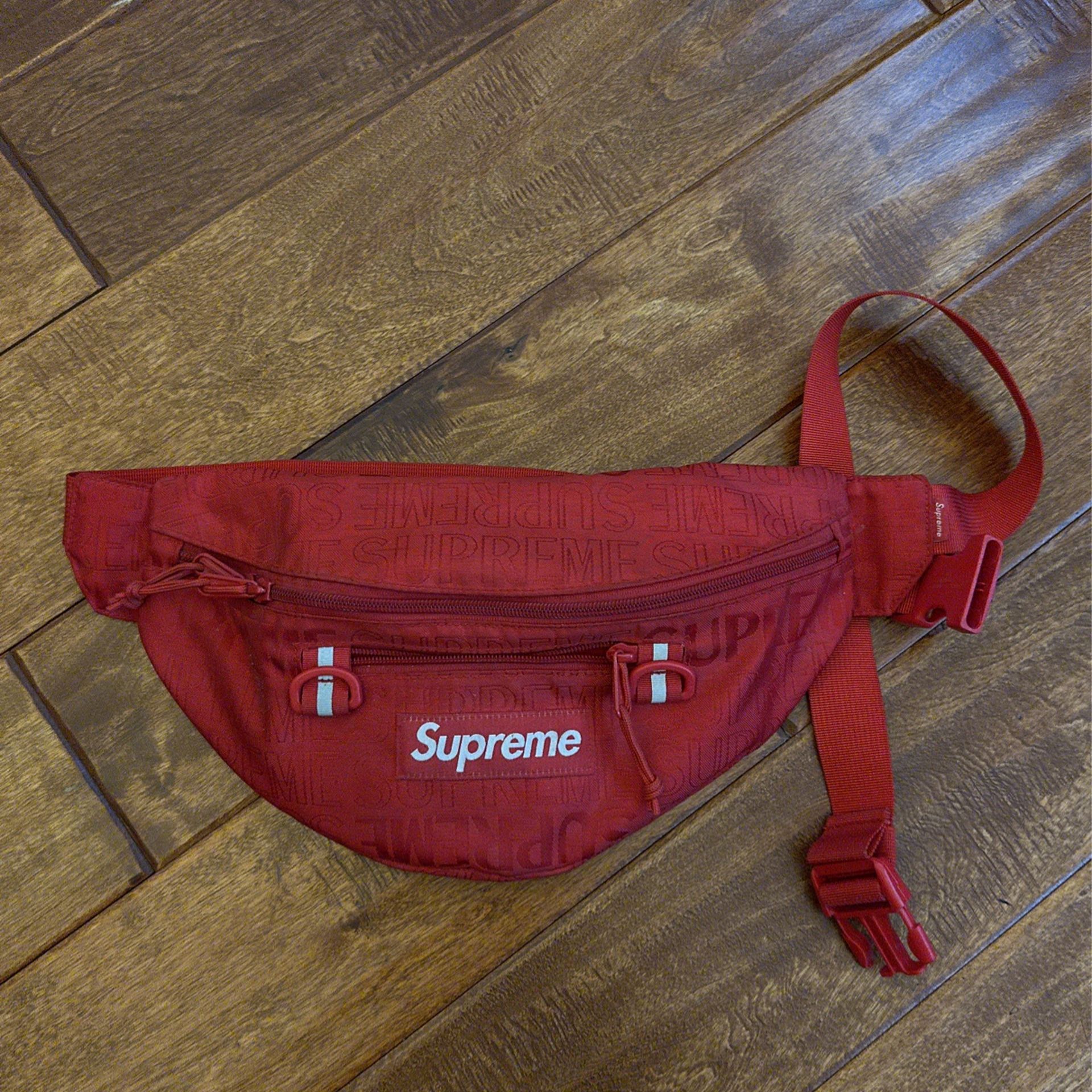 Red SUPREME Fanny Pack