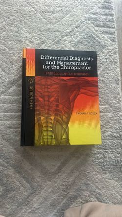 Differential Diagnosis And Management for the Chiropractor