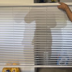 Two Blinds One Is Missing A Mount 72x48