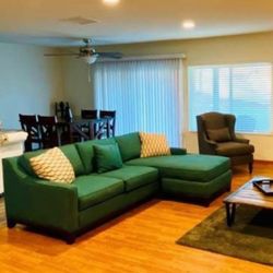 Teal Couch