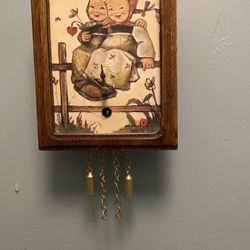 Beautiful Small German Hummel Wall Clock