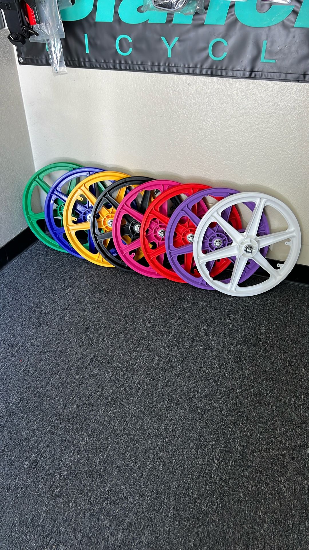 20” 6 Spoke Mag Wheels Brand New $105 A Pair