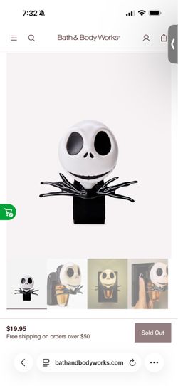 Bath & Body Works NBC Jack Skellington Scent Control Night Light