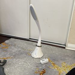 Brightness Adjustable Table Lamp White Used