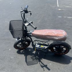 Zoula Guide Electric Scooter With Basket 