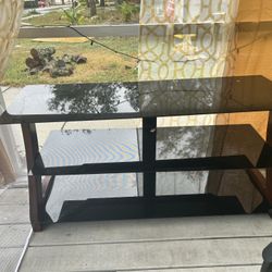 Glass TV Stand