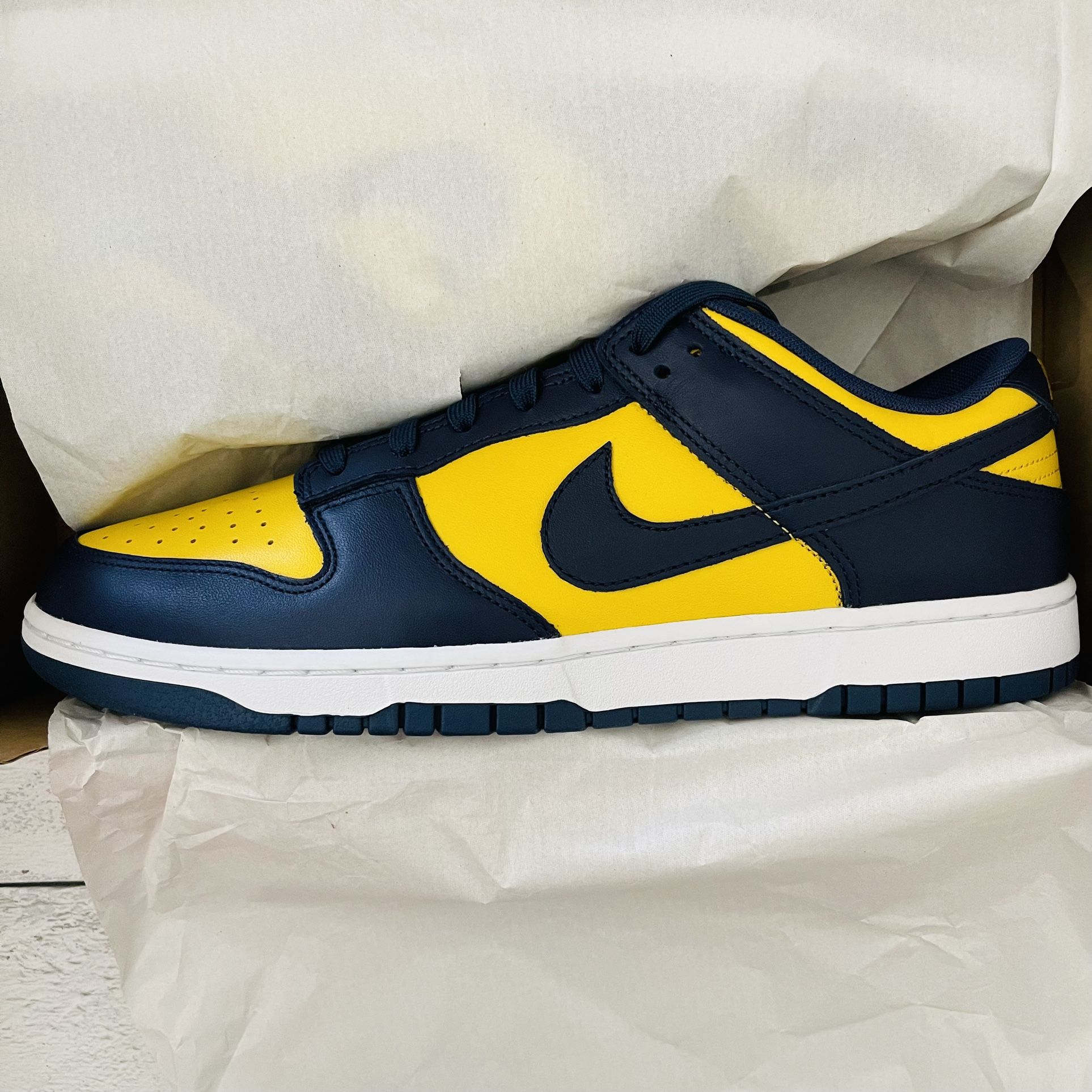 Nike Dunk Low Men's Michigan Navy/Gold Varsity Maize DD1391 700
