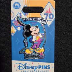 Disney Pins - 70th Anniversary Limited Release  “I Was There!!! July 17,  2025”