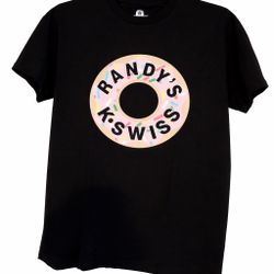 SALE K-Swiss Randy’s Donut Graphic T-Shirt Men’s XL Black New No Tag