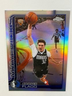 Cooper Flagg Topps Chrome Rookie Card refractor