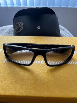 Ray-Ban Black with blueish tint