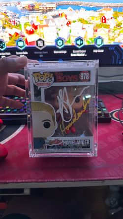 Homelander Autographed FunkoPop