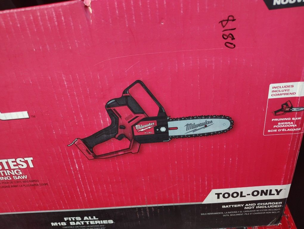 Milwaukee Fuel M18 Hatchet Pruning Chainsaw Tool Only