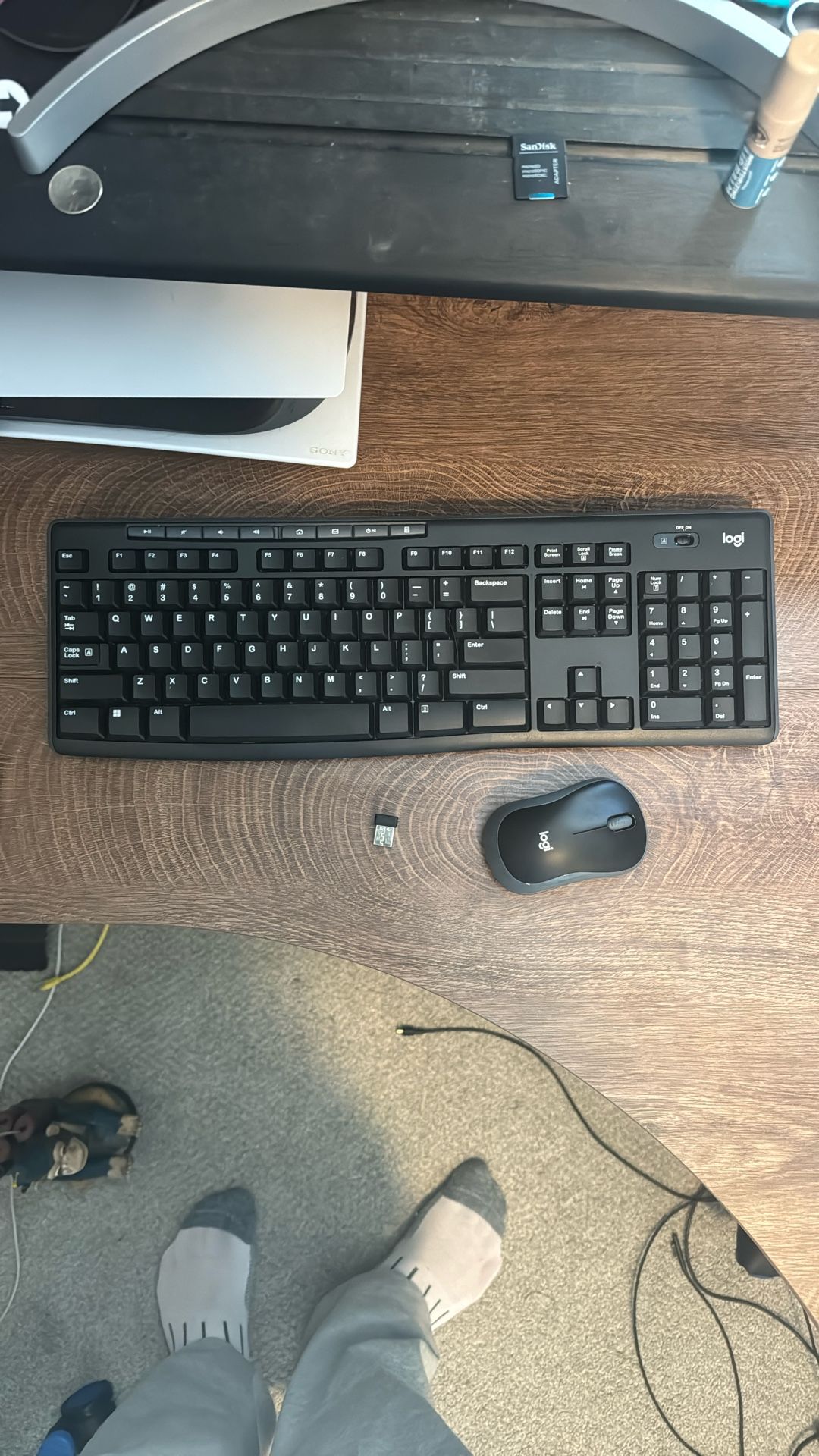 Bluetooth 2 In 1 Logitech Keyboard