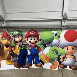 Mario Wood Characters