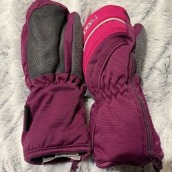 Toddler Girls Head Brand Snow Mittens Size X Small 2-4yr