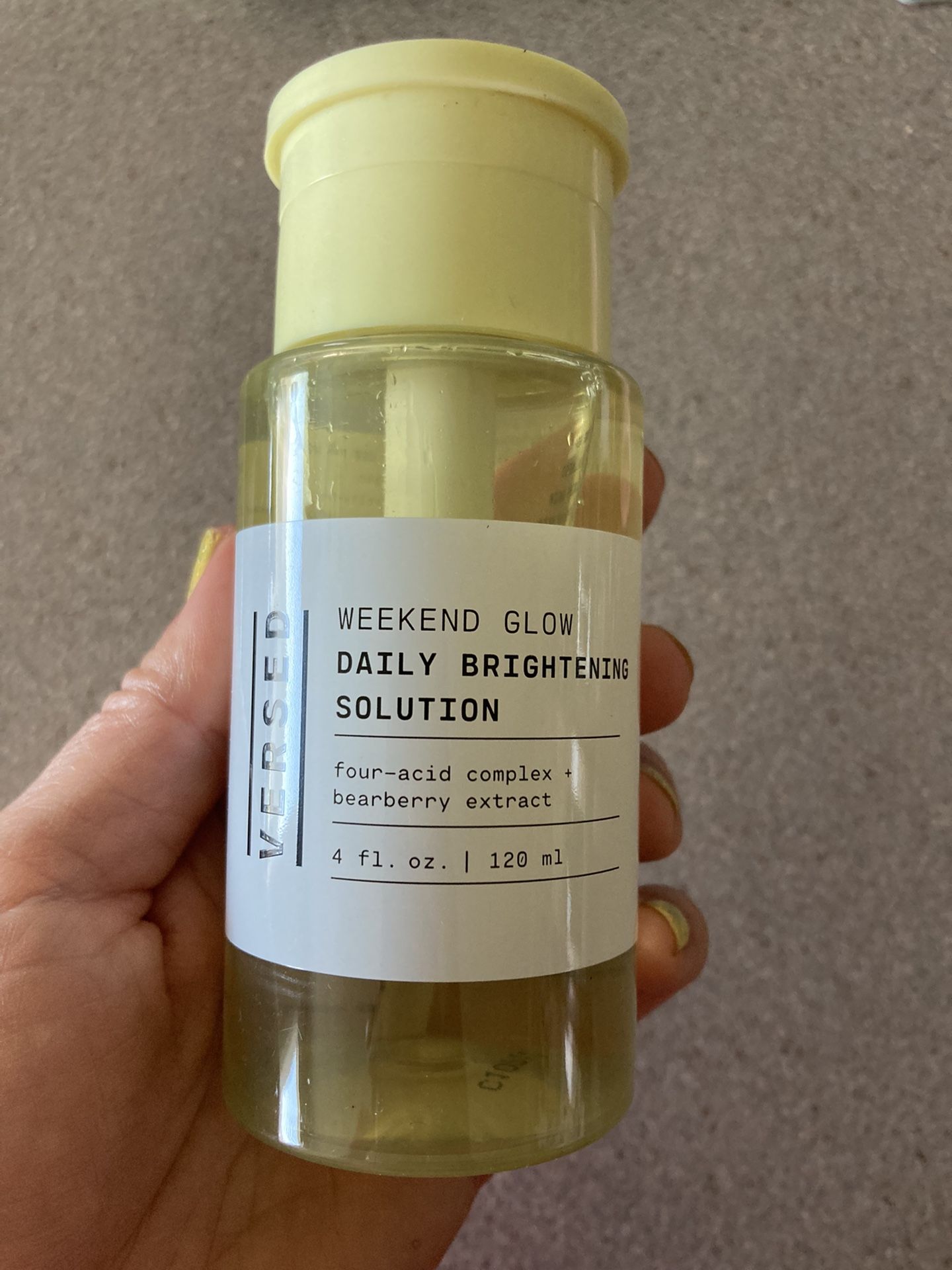 NWT Versed Daily Brightening Solution Toner