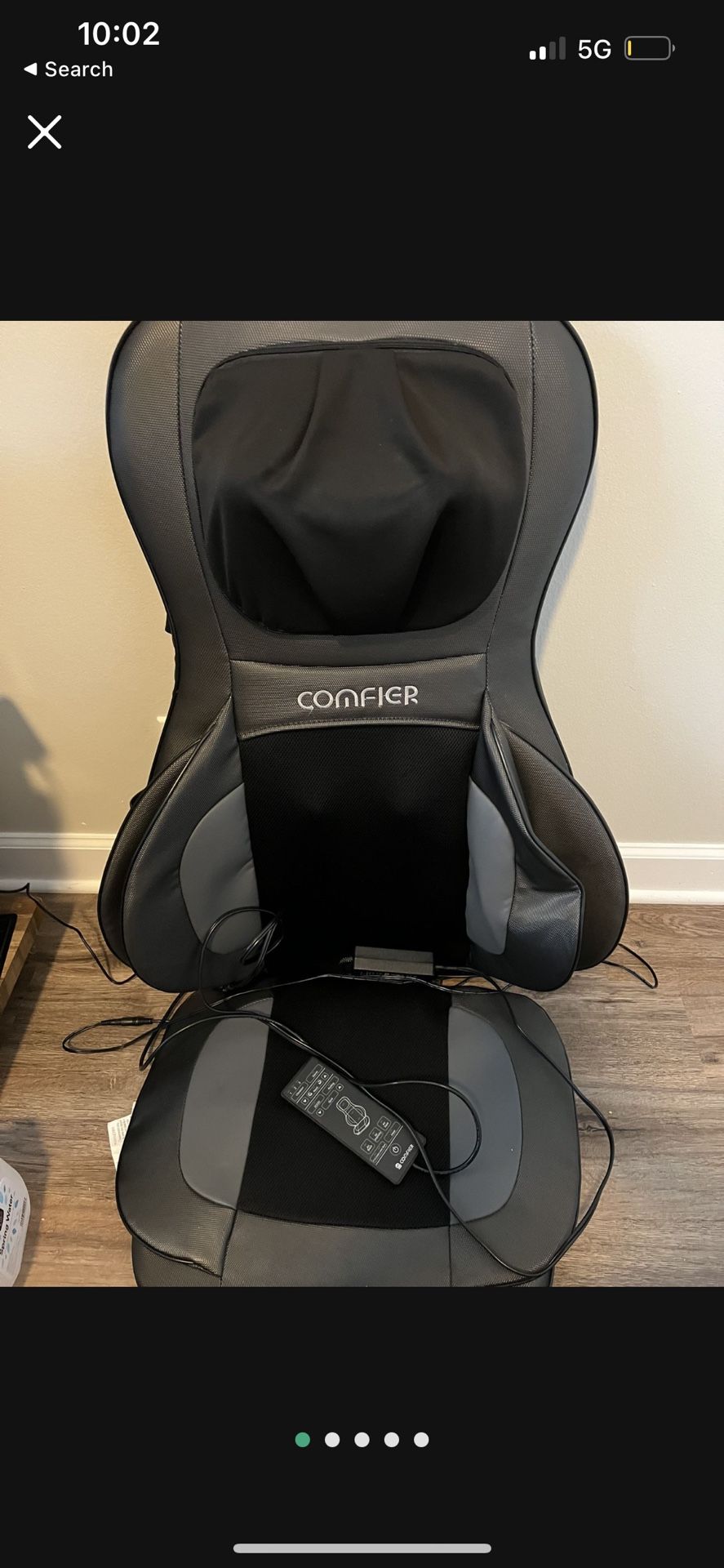 Massage Chair Comfier Shiatsu Neck & Full Back Heat Massage