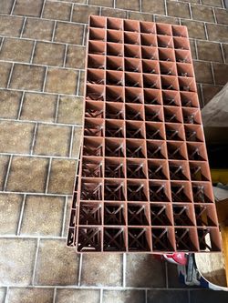 Hydrofarm Grodon Double-Sided Terracotta Gro-Smart Tray w/ 78 Cells, 2