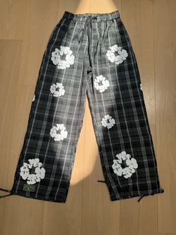 Wreath Denim Tears floral print trousers