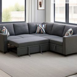 Sofa bed. dark gray 